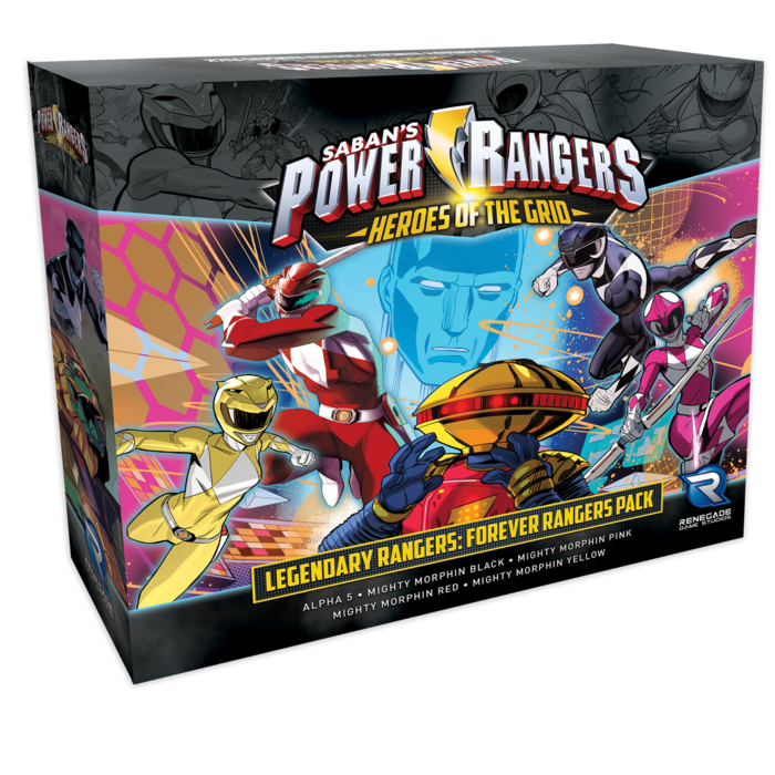 Renegade Cards Saban's Power Rangers Heroes of the Grid Legendary Ranger Forever Rangers Pack