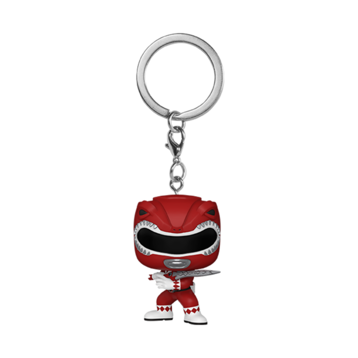 Funko Funko Keychain TV Television MMPR Mighty Morphin Power Rangers 30th, Red Ranger, Go Go Power Rangers
