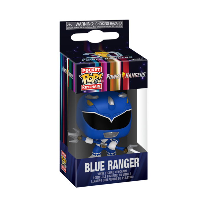 Funko Funko Keychain TV Television MMPR Mighty Morphin Power Rangers 30th, Blue Ranger, Go Go Power Rangers