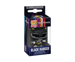 Funko Funko Keychain TV Television MMPR Mighty Morphin Power Rangers 30th, Black Ranger, Go Go Power Rangers