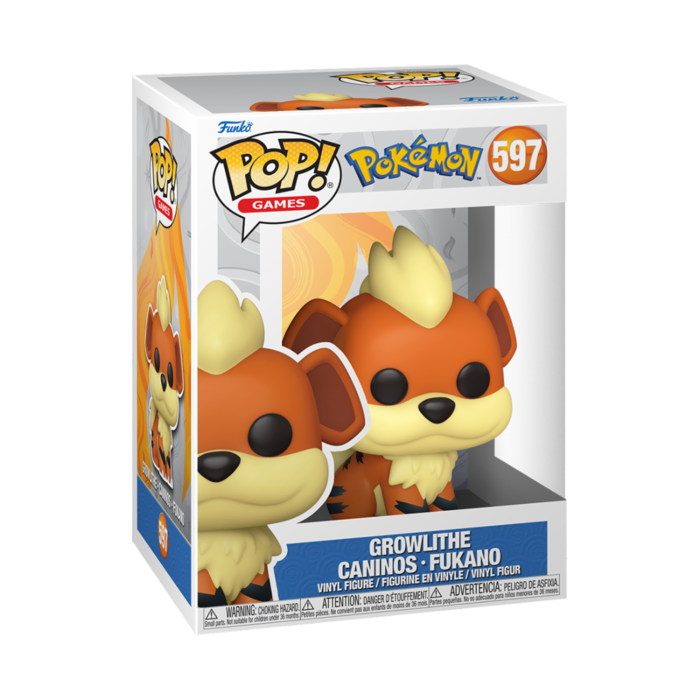 Funko Funko Games 0597 Pokémon, Growlithe, Caninos, Fukano