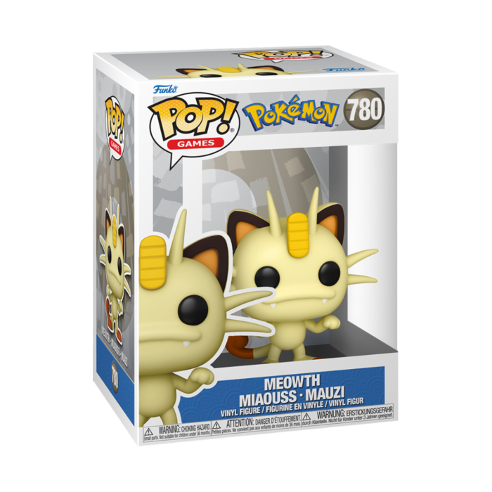 Funko Funko Games 0780 Meowth, Miaouss, Mauzi, Pokémon