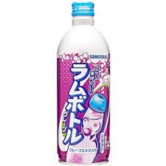 Drink Hata Sangria Grape Ramune Soda 500ml