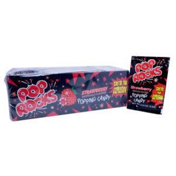 Pop Rocks Candy Pop Rocks Popping Candy Strawberry 9,5gr Taste the Explosion