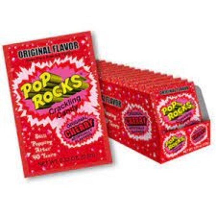 Pop Rocks Candy Pop Rocks Crackling Candy Original Flavor Cherry 9,5gr Still Popping After 40 Years