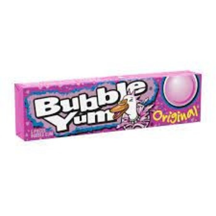 The Hershey Company Candy Bubble Yum Original 5 pieces Bubble Gum