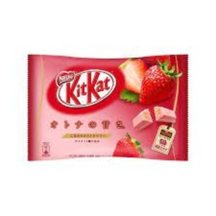 KitKat Chocolate Kit Kat Mini Pink Strawberry 10p 113gr