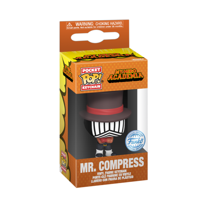Funko Funko Keychain Animation Mr Compress Hideout, MHA My Hero Academia