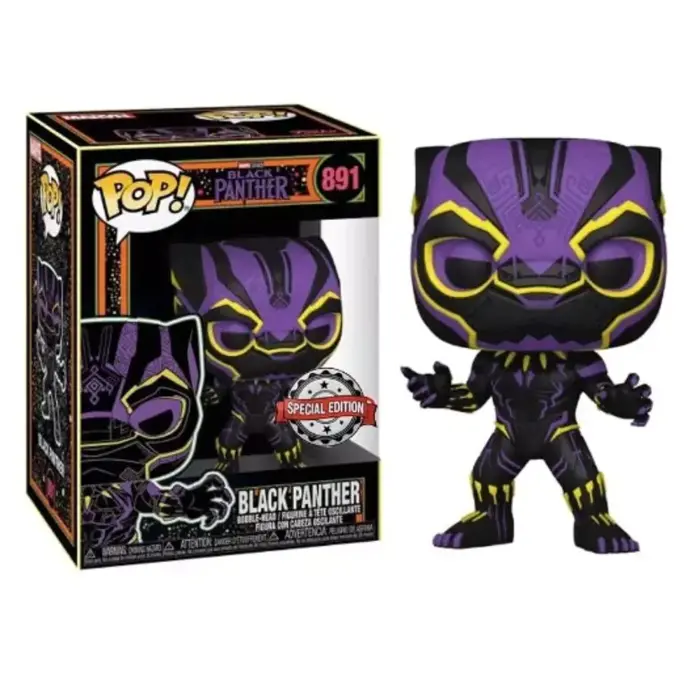 Funko Funko Marvel 0891 Black Panther BlackLight Special Edition
