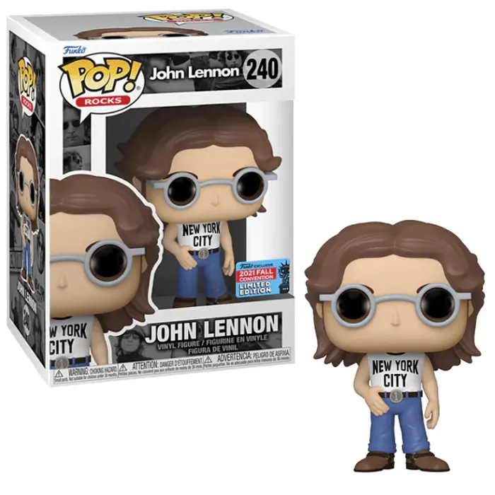 Funko Funko Rocks 240 John Lennon 2021 Fall Convention Limited Edition