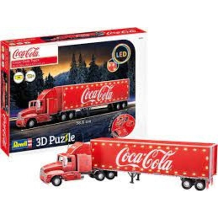 Revell Puzzle Coca-Cola Truck 3D Puzzle LED 168pcs