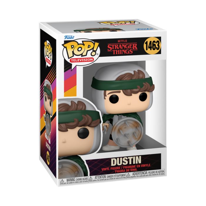 Funko Funko TV Television 1463 Hunter Dustin with Shield , ST S4, Stranger Things