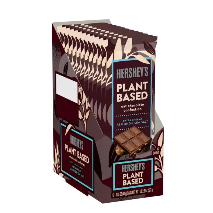Hershey's Chocolate Hershey's Plant Based Oat Chocolate Confection Extra Creamy Almond & Sea Salt 43gr