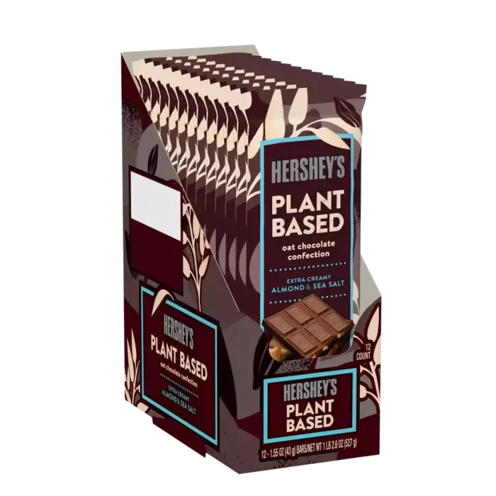 Hershey's Chocolate Hershey's Plant Based Oat Chocolate Confection Extra Creamy Almond & Sea Salt 43gr
