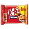 Chocolate Kit Kat Chunky Peanut Butter 4 Snacksize Bars 136gr