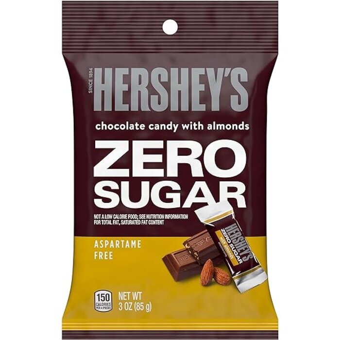 Chocolate Hershey's Chocolate Candy with Almonds Zero Sugar 85gr
