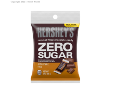 Chocolate Hershey's Caramel Filled Chocolate Candy Zero Sugar 85gr