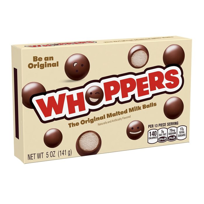 Chocolate Whoppers The Original Malted Milk Balls, Be an Original, 141gr