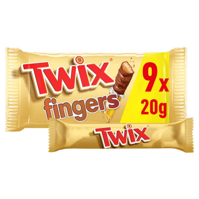 Chocolate Twix Fingers 9p 180gr