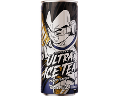 Ultra Pop Drink Ultra Ice Tea For Heroes Ultra Ice Tea Peach Flavour DragonBall Z Vegeta 330ml