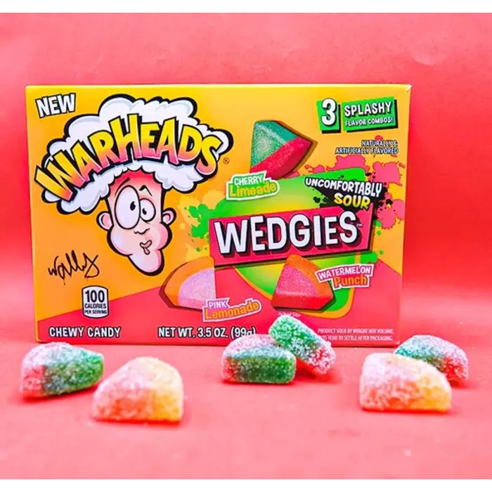 Candy Warheads Wedgies Watermelon Punch 99gr