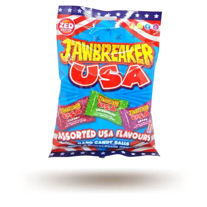 Candy Zed JawBreaker USA Assorted Flavours 99gr