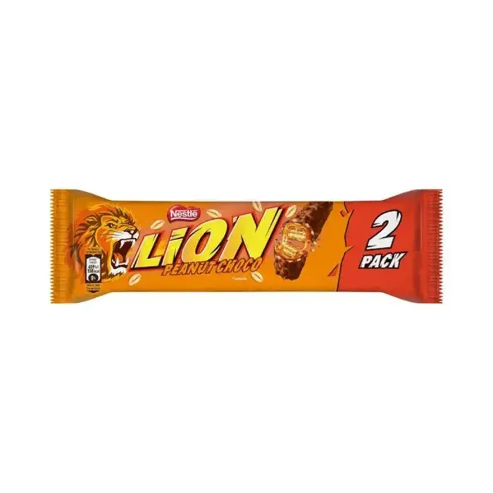 Chocolate Lion Peanuts Kingsize 2-Pack 62gr
