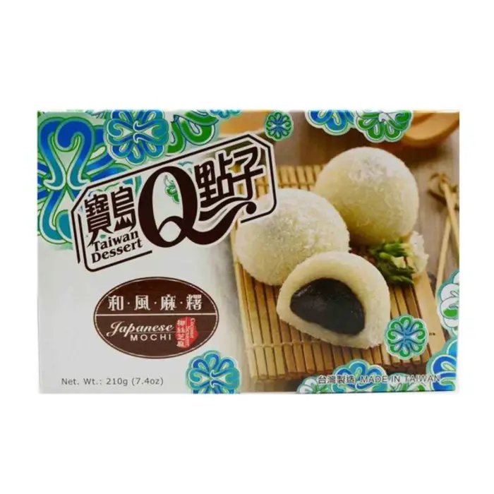 Taiwan dessert Mochi Coconut Sesame Box 210gr Taiwan