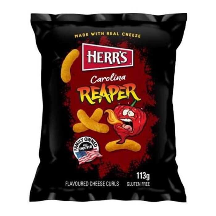 Chips Herr's Carolina Reaper Flavored Cheese Curls 113gr