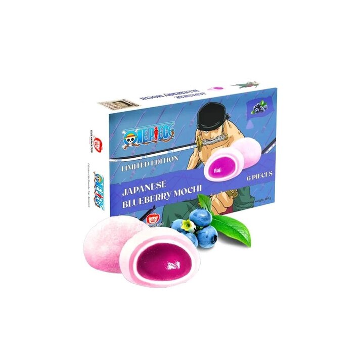 Hachiko and Co Mochi One Piece Limited Edition Zoro BlueBerry Flavour Box 210gr