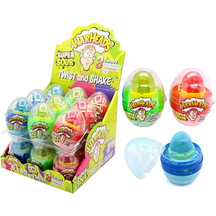 Candy Warheads Twist & Shake Eggo 18gr