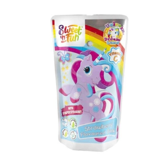 Drink Sweets â€˜n Fun Unicorn Dream Land, StrawBerry Flavoured Drink, Vitamine C