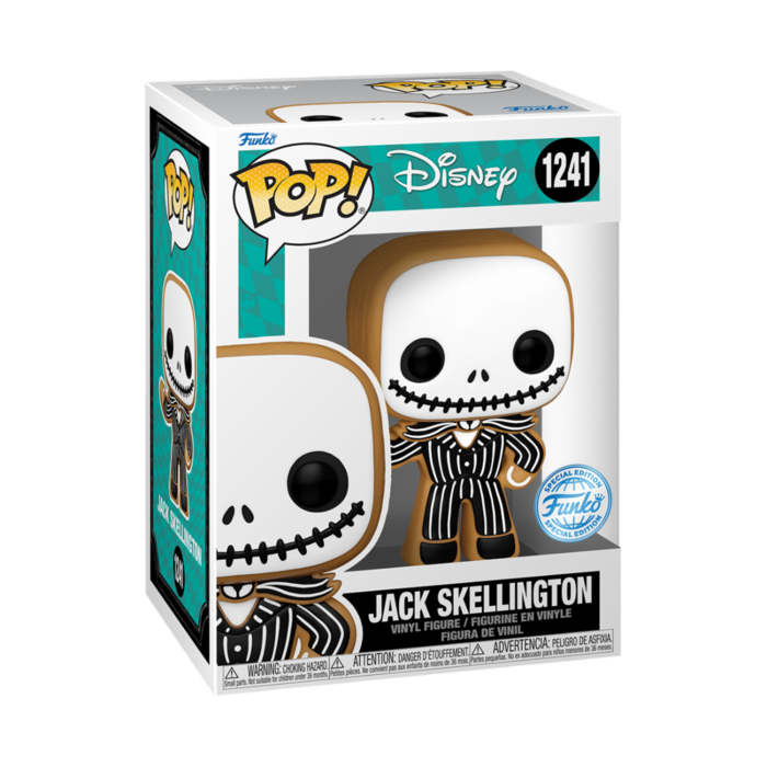 Funko Funko Disney 1241 Jack Skellington GingerBread, TNBC, The NightMare Before Christmas