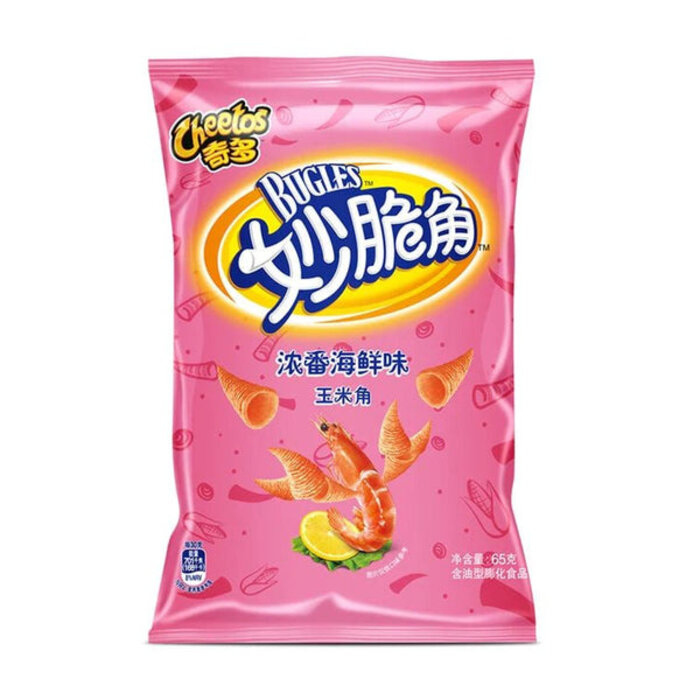 Cheetos Chips Cheetos Bugles Seafood China 65gr