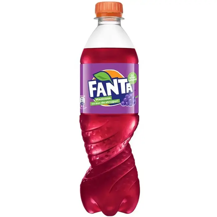 Fanta Drinks Fanta Bottle Madness Grape 500ml