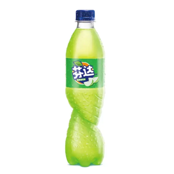 Fanta Drinks Fanta Bottle Green China Apple 500ml