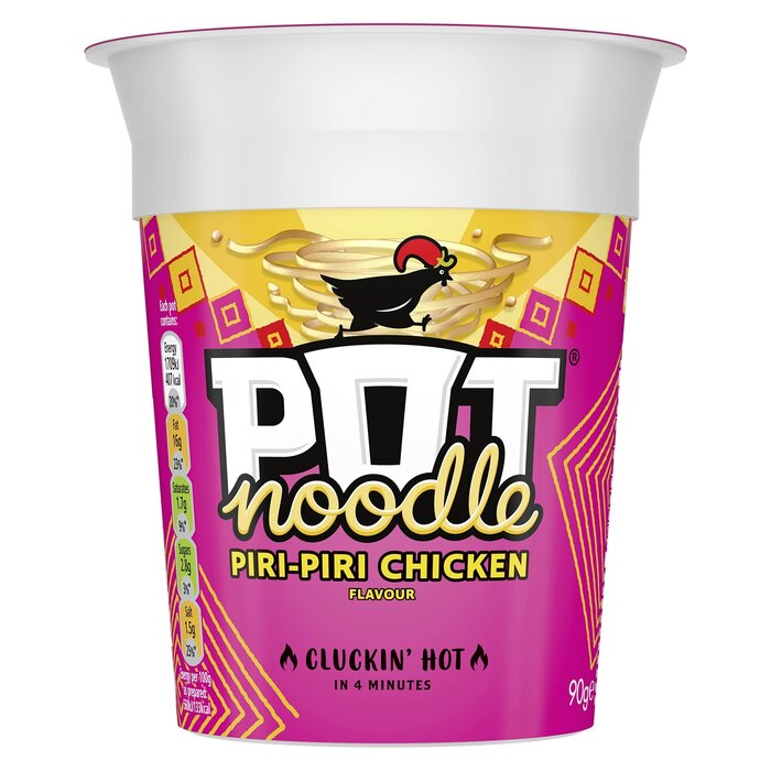 Unilever Noodles Pot Noodle Piri Piri Chicken 90gr