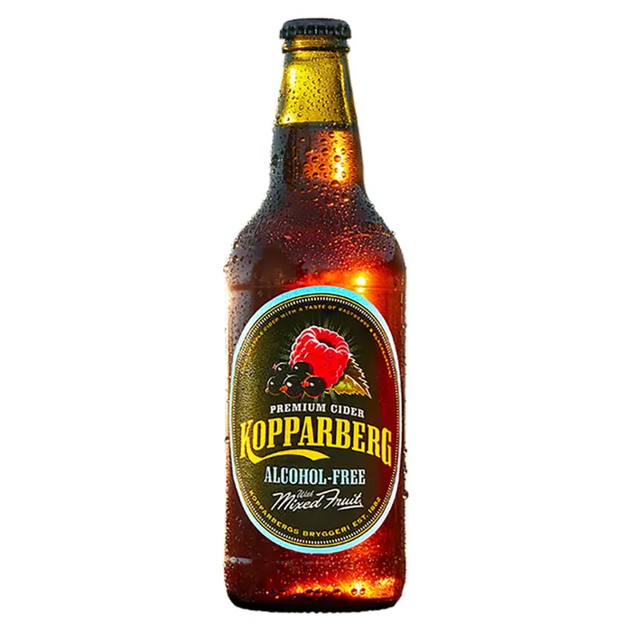 Kopparberg KopparBerg Premium Cider, Mixed Red Fruit Alcohol Free 500ml