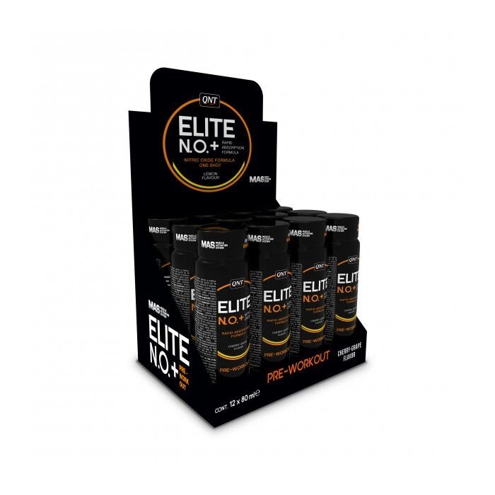 Drinks QNT Pre-WorkOut Shot Cherry-Grape MetaPure Elite N.O. Nitric Oxide