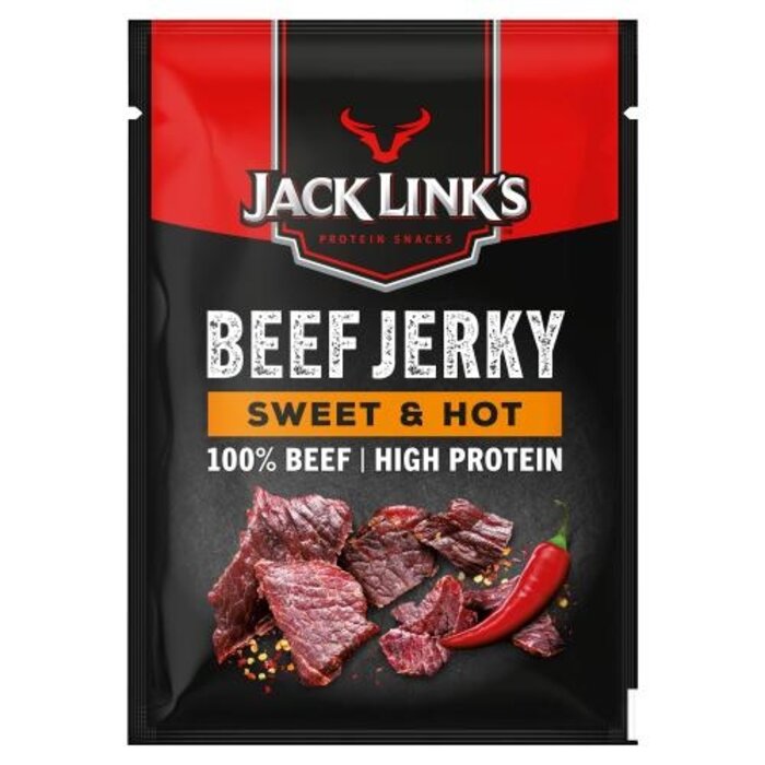 JACK LINK'S Beef Jerky Jack Link's Sweet & Hot Medium 25gr Halal