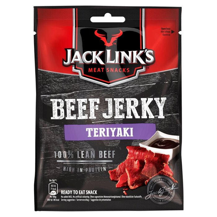 JACK LINK'S Beef Jerky Jack Link's Beef TeriYaki Medium 25gr Halal