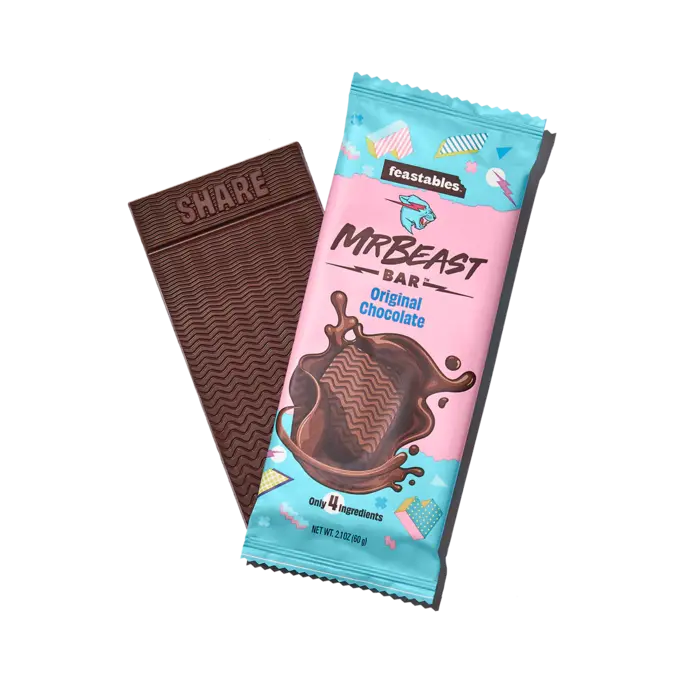 feastables Chocolate Mr Beast Bar Milk Chocolate Original 60gr
