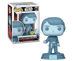 Funko Funko Star Wars 615 Holographic Luke SkyWalker, Funko Special Edition, GitD Glow in the Dark