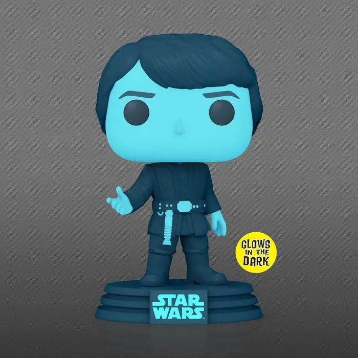 Funko Funko Star Wars 615 Holographic Luke SkyWalker, Funko Special Edition, GitD Glow in the Dark