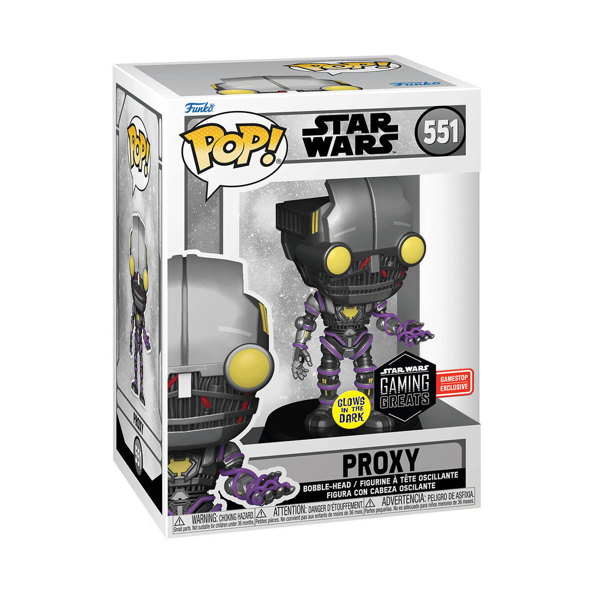 Funko Funko Star Wars 551 Proxy, Gaming Greats, Special Edition, GitD Glows in the Dark