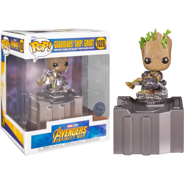 Funko Marvel 1026 Guardian's Ship: Groot, Funko Special Edition, Avengers Infinity War