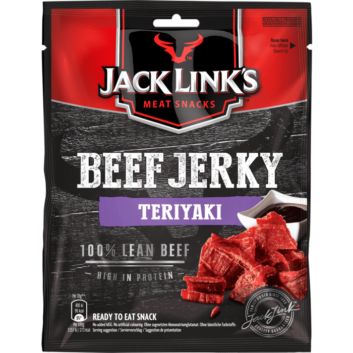 Beef Jerky Jack Link's Beef TeriYaki Big 70gr Halal
