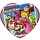 Chocolate Super Mario Heart Tin With Milk Chocolate 102gr
