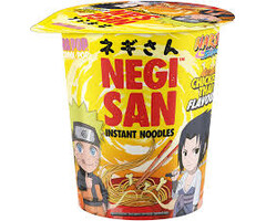 Noodles Negi-San Instant Ultra Pop Chicken Thai Flavor Naruto Shippuden 65gr