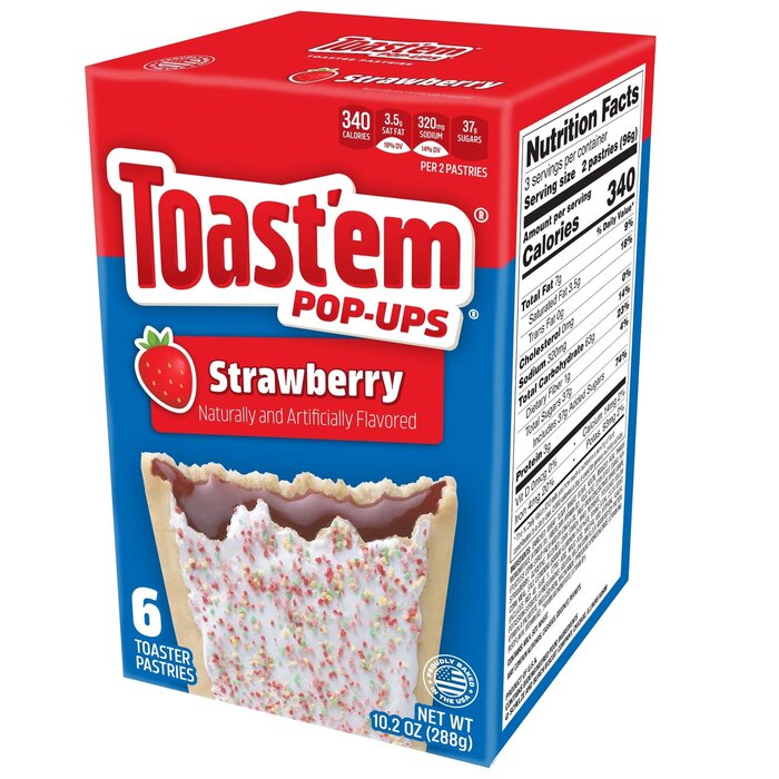 Toast'em Toast'em Pop-Ups Strawberry 288gr